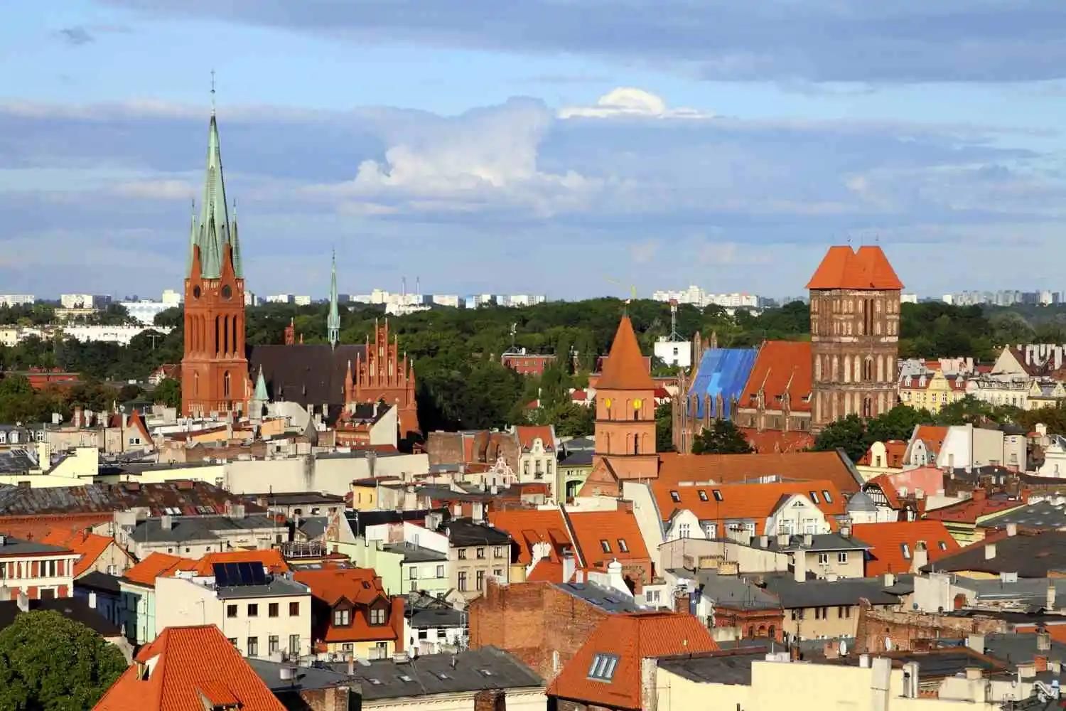 Panorama miasta Toruń
