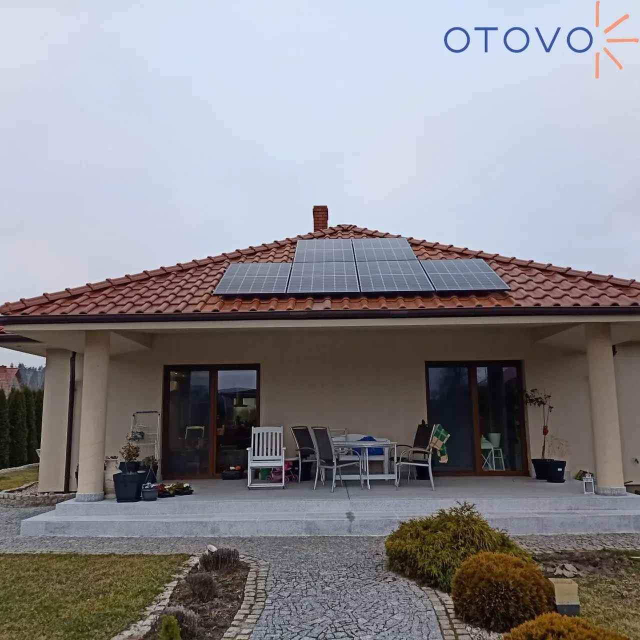 Instalacja fotowoltaiczna na dachu Klienta Otovo