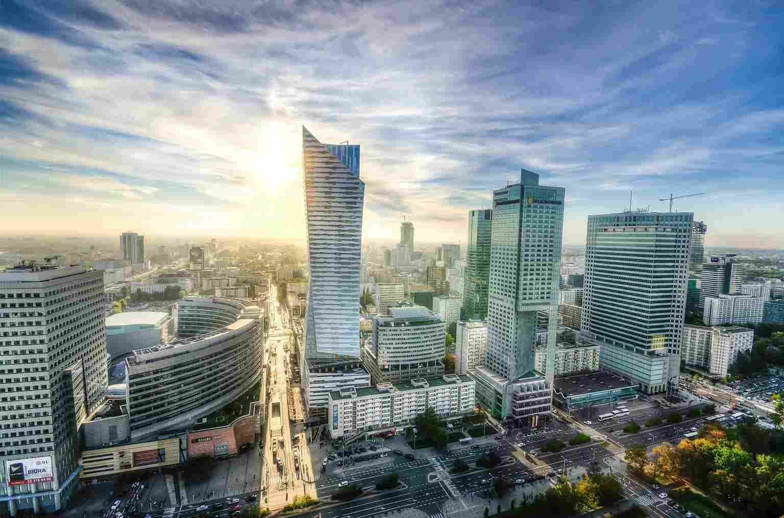 Panorama miasta Warszawa