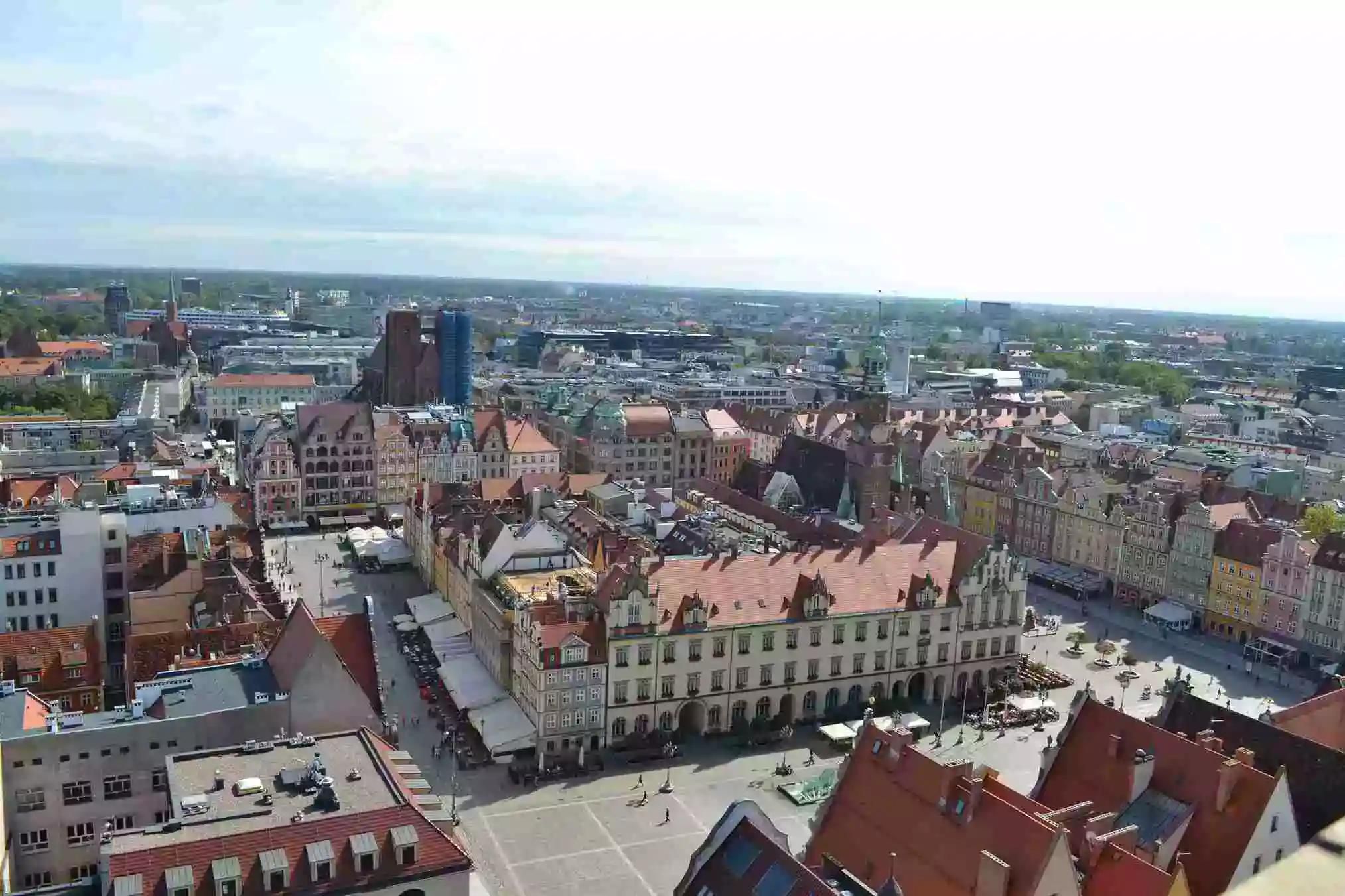 Panorama miasta Wrocław